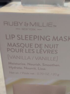 Ruby & Millie Lip Sleeping Mask - Vanilla -